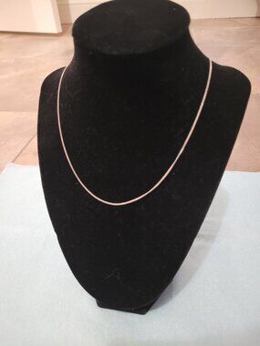 Sterling Silver 18" Italian Necklace Chain